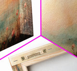 Moody Floral Landscape Painting Print, Panoramic Wall Art, Moody Artwork, Moody Landscape, Moody Wallpaper Wall Art, Moody Art Print