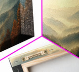 Large Abstract Mountains Painting on Canvas Print, Mountain Painting Modern Living Room Wall Art Gift for Her Custom Oil Painting Print