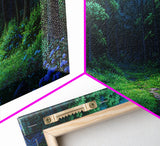 Large Framed Vintage Style Landscape Painting Print | Fantasy Wall Art | Fantasy Painting | Forest Painting | Landscape Wall Art