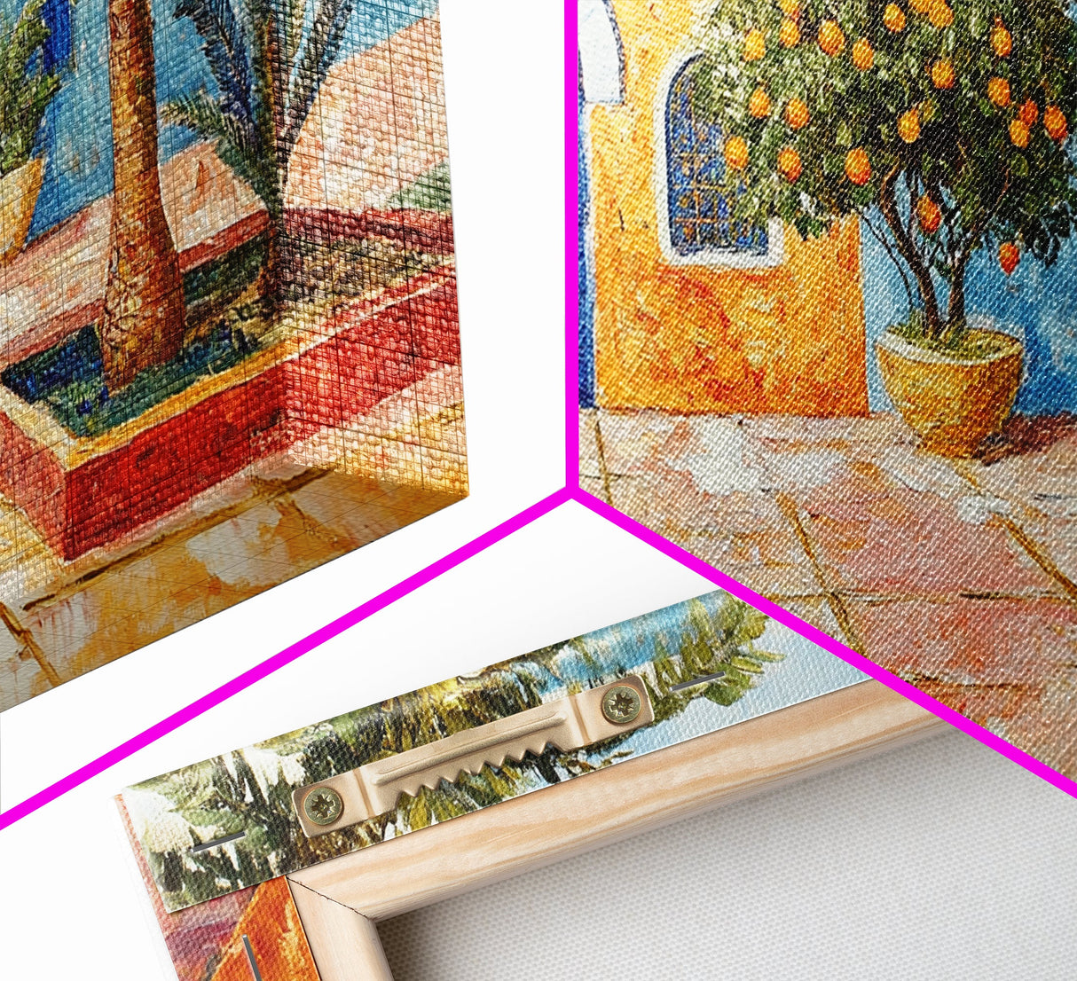 Mexican Wall Art - Framed Canvas Print, Colorful Mexicano Home Decor, Mexican Kitchen Wall Art, Ready To Hang, Chicano Wall Art