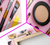 Makeup Spread Wall Art, Make Up Canvas Print, Preppy Dorm Room Wall Art, Girl's Dorm Room Wall Art, Makeup Painting