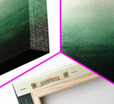 Sage Green Ombre Framed Canvas Print Minimalist Abstract Art Vertical Wall Decor Modern Green Wall Art Bedroom Accent Piece