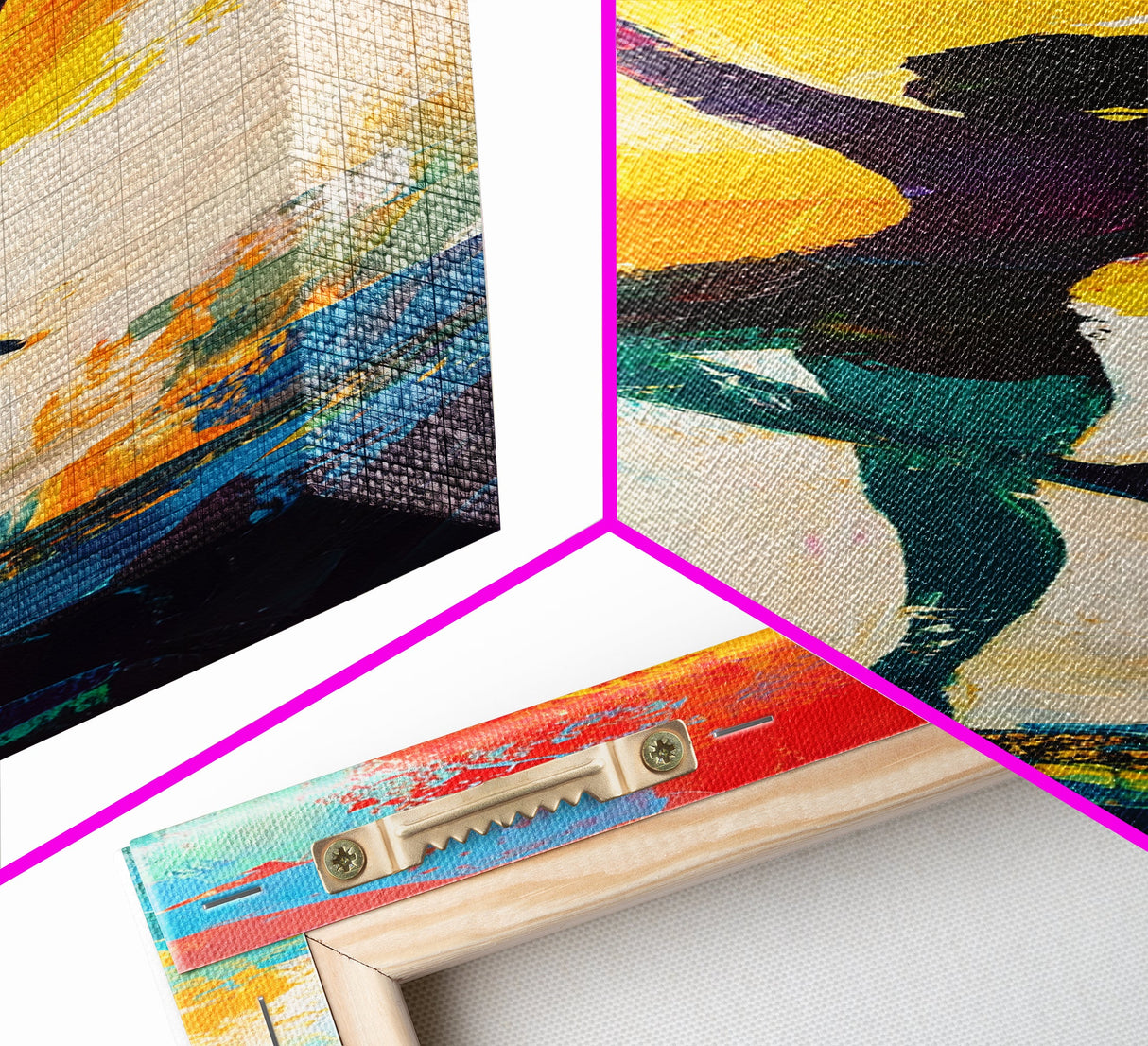 Sunset Dance Painting Canvas Print Boho Art Vibrant Sunset Colors Vertical Artwork Coastal Cowgirl Wall Art Gift Idea