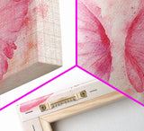 Angel Wings Canvas Print Whimsical Art Light Pink Wall Art Angel Art Prints Bedroom Decor Above Bed Wall Art Gift Idea