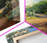 Serene GardenPath Canvas Print Southwest Wall Art Rustic Decor Above Bed Art Farmhouse Wall Art Gift Idea Landscape Painting