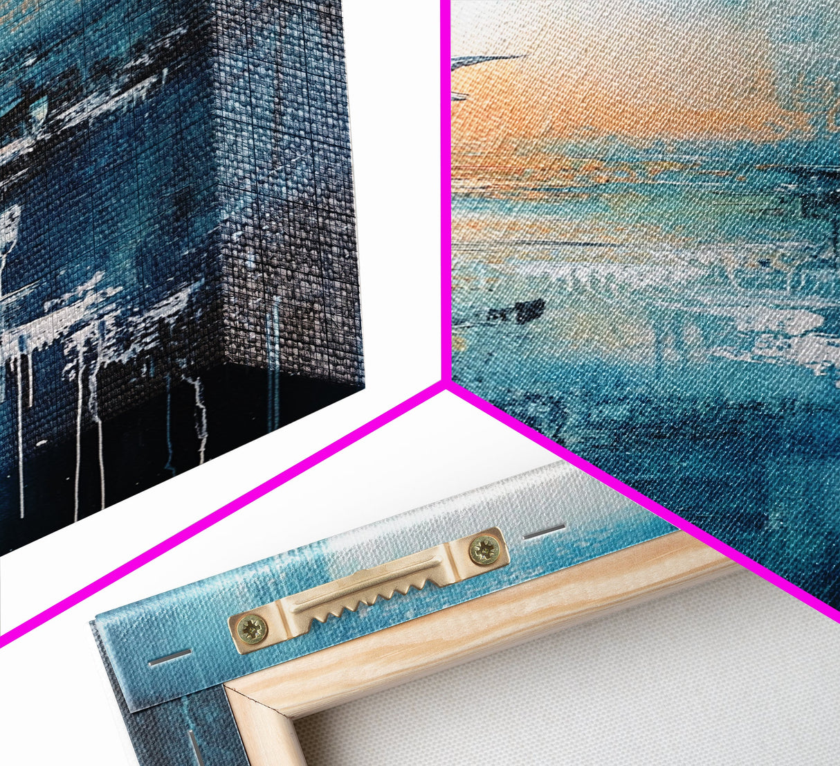Seagull Art, coastal wall art, nautical painting, ocean birds, teal wall art, moody art, framed canvas print, gift idea, coastal decor