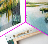 Marsh Landscape, Coastal Landscape Art, Nature Painting, Seascape Art, Bedroom Art, Guest Room Art, Canvas Print, Farmhouse Art