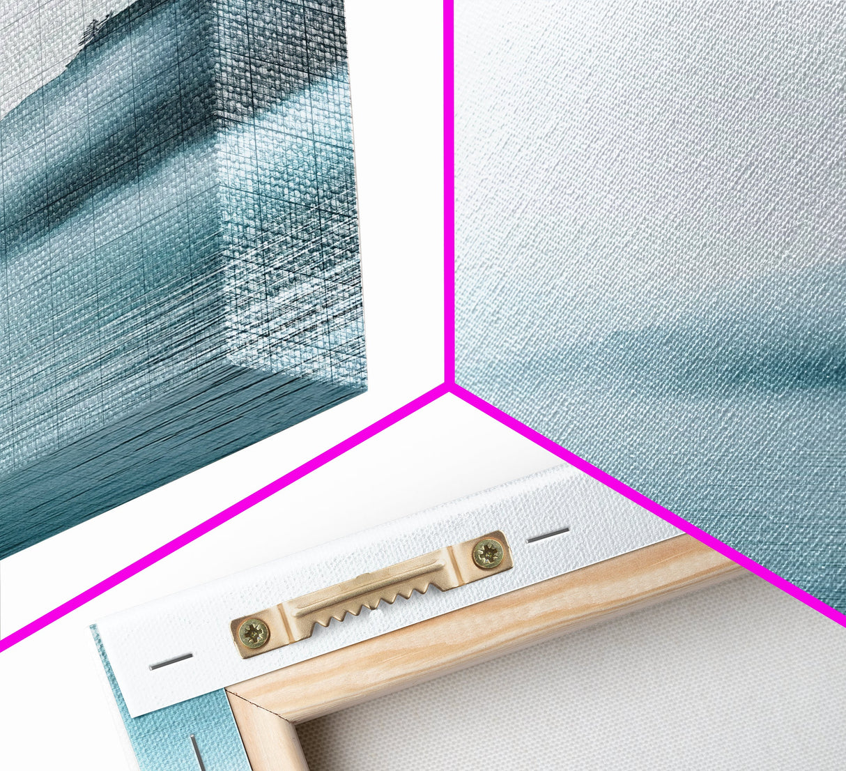 Misty Waters, Lake Tahoe Art, Moody Art, Coastal Landscape, Nautical Wall Art, Wabi Sabi Art, Minimalist Art, Canvas Print