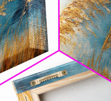 Golden Wheat in the Wind, Rustic Autumn Nature Wall Art, Warm Earthy Landscape Painting, Farmhouse Fall Decor, Cozy Home Artwork