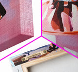 Fashion Purse, Chic Modern Decor, Feminine Aesthetic, Trendy Wall Art, Fashion Illustration, Canvas Print, Framed Canvas Print