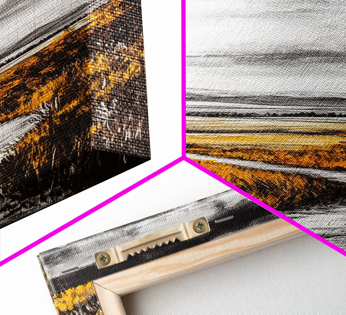 Golden Fields, Rustic Landscape, Fall Wall Art, Country Home Decor, Large Canvas Print, Nature Inspired Art, Living Room Wall Art