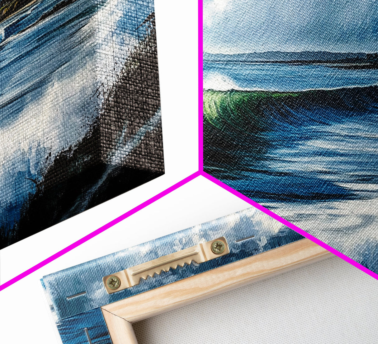 Stormy Waves, Dramatic Seascape, Canvas Print, Coastal Wall Art, Beach House Decor, Nautical Art, Moody Ocean Scene, Living Room Wall Art