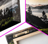 Mountain Sunset, Landscape Canvas Print, Nature Wall Art, Rustic Decor, Fall Artwork, Wilderness Painting, Living Room Wall Art