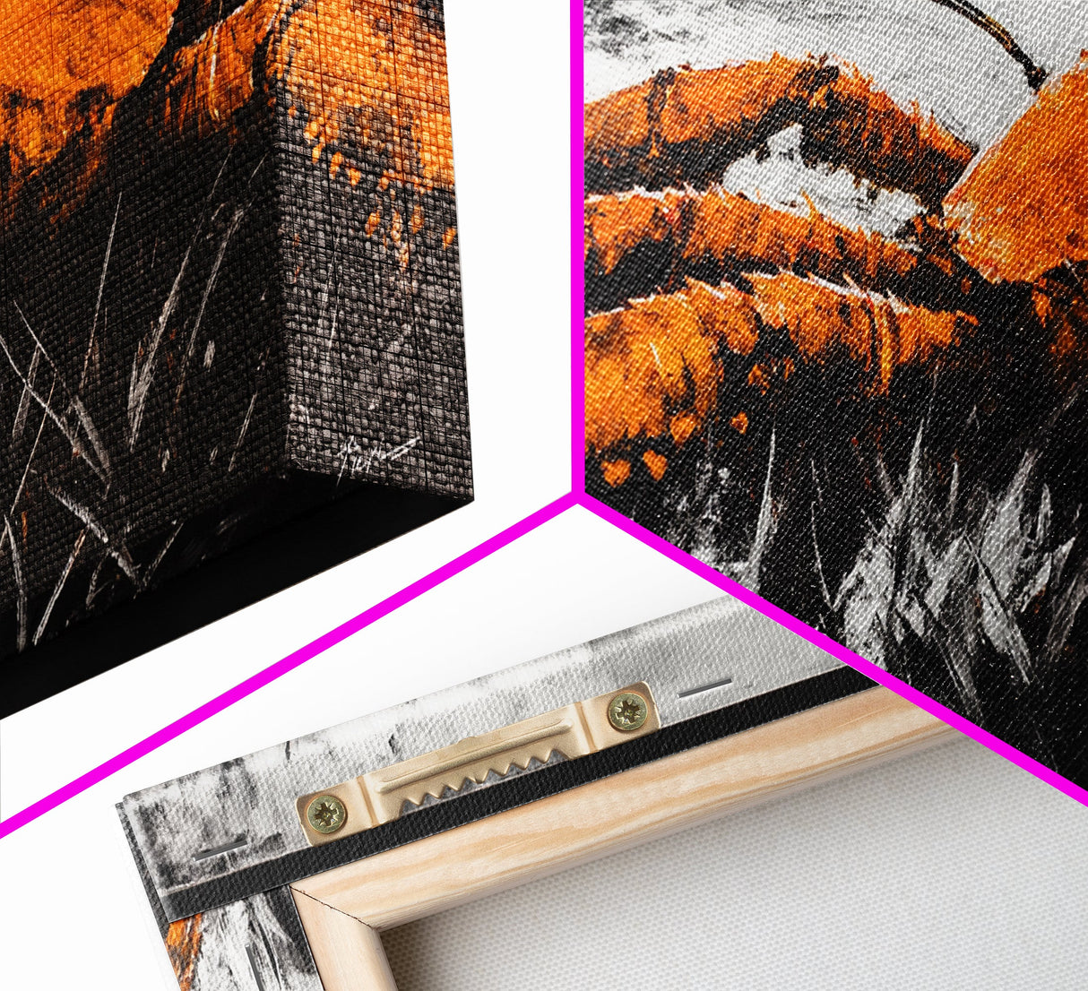 Giant Crab, Bold Coastal Art, Ocean Life, Canvas Print, Seafood Restaurant Wall Decor, Rustic Nautical Theme, Unique Living Room Artwork