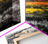 Desert, Canyon Landscape, Western Wall Art, Canvas Print, Rustic Home, Earthy Tones, Living Room Decor, Southwest Aesthetic