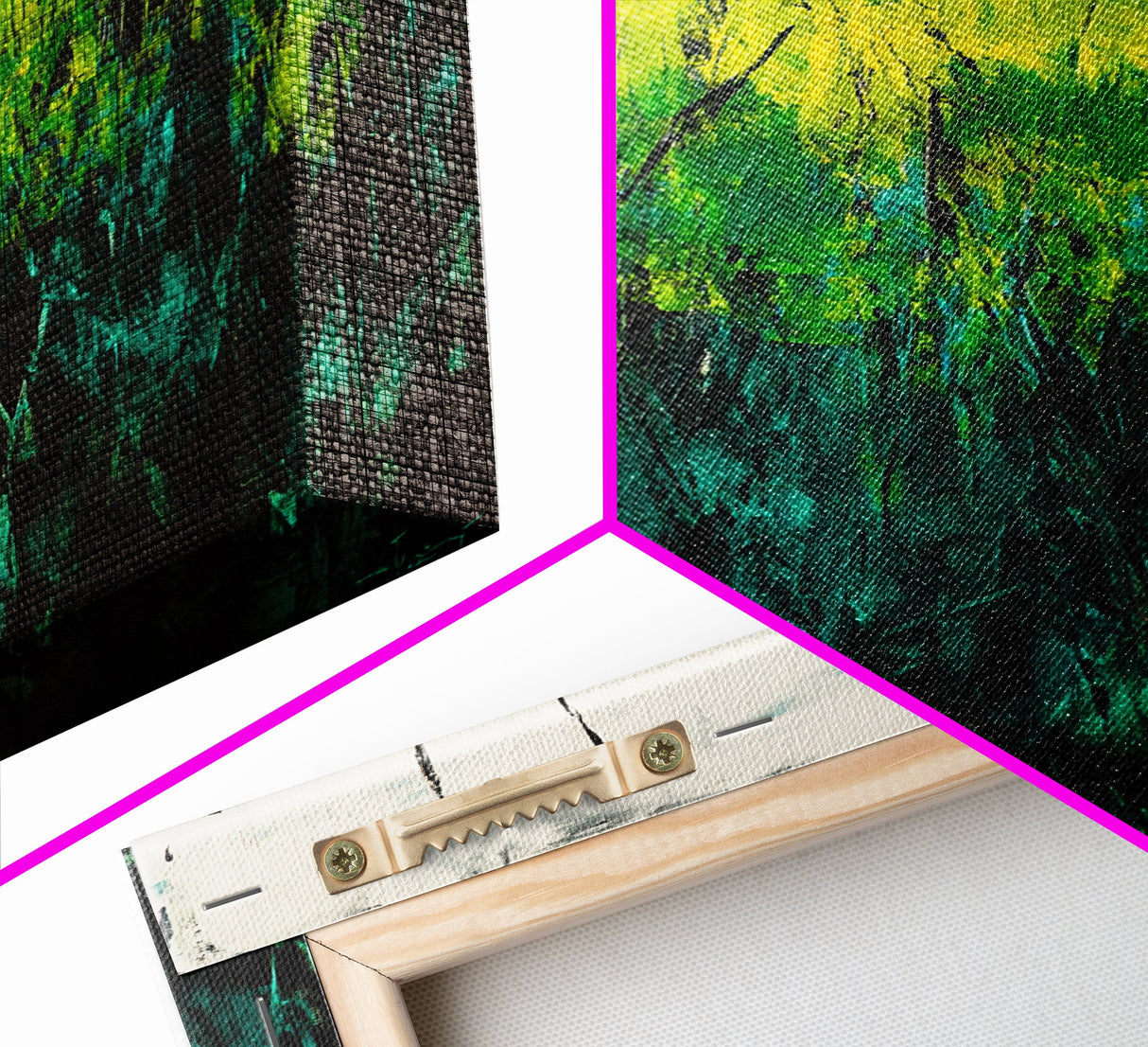 Wheat Field, Landscape Art, Framed Canvas Print, Nature Wall Art, Countryside Painting, Rustic Farmhouse Decor, Bedroom Art