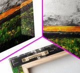 Dramatic Sky, Stormy Landscape, Sunset Over Fields, Modern Nature Art, Framed Canvas Print, Living Room Decor, Abstract Art, Moody Wall Art
