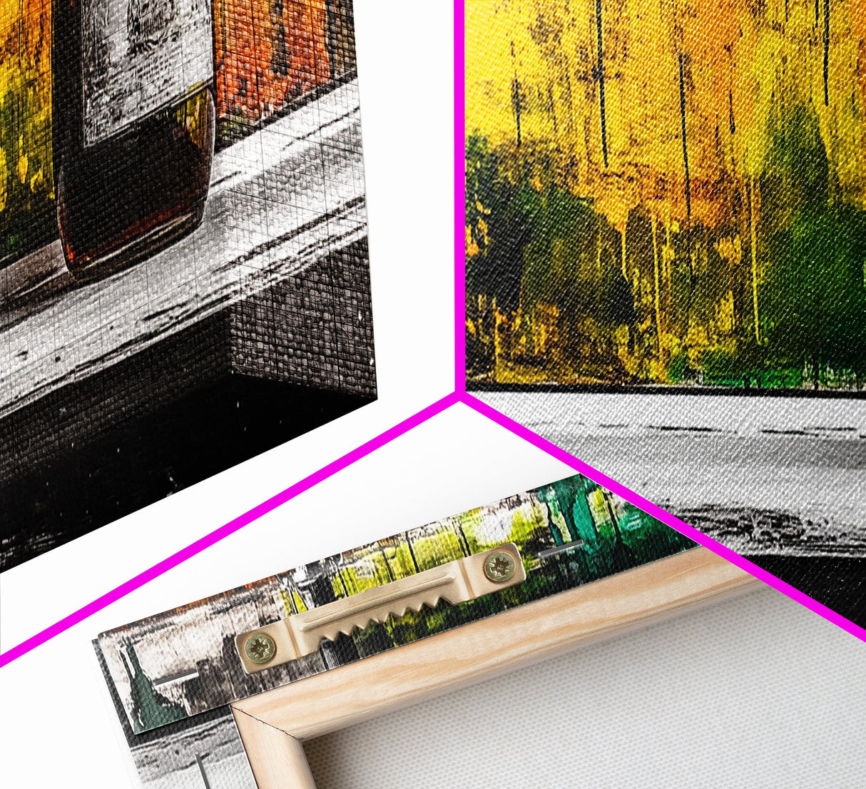 Whiskey Bottle, Abstract Bar Art, Rustic Decor, Framed Canvas Print, Liquor Wall Art, Modern Kitchen Art, Fall Wall Art