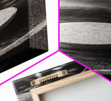 Artisan Soap Closeup, Rustic Spa Detail, Monochrome Still Life, Framed Canvas Print, Bathroom Decor, Minimalist Art, Cozy Home Accent