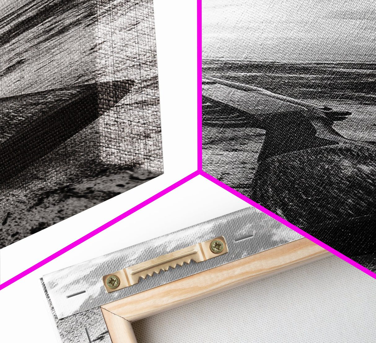 Shotgun Beach, Western Art, Coastal Edge, Canvas Print, Masculine Wall Decor, Cabin Style, Rustic Photography, Dramatic Sky