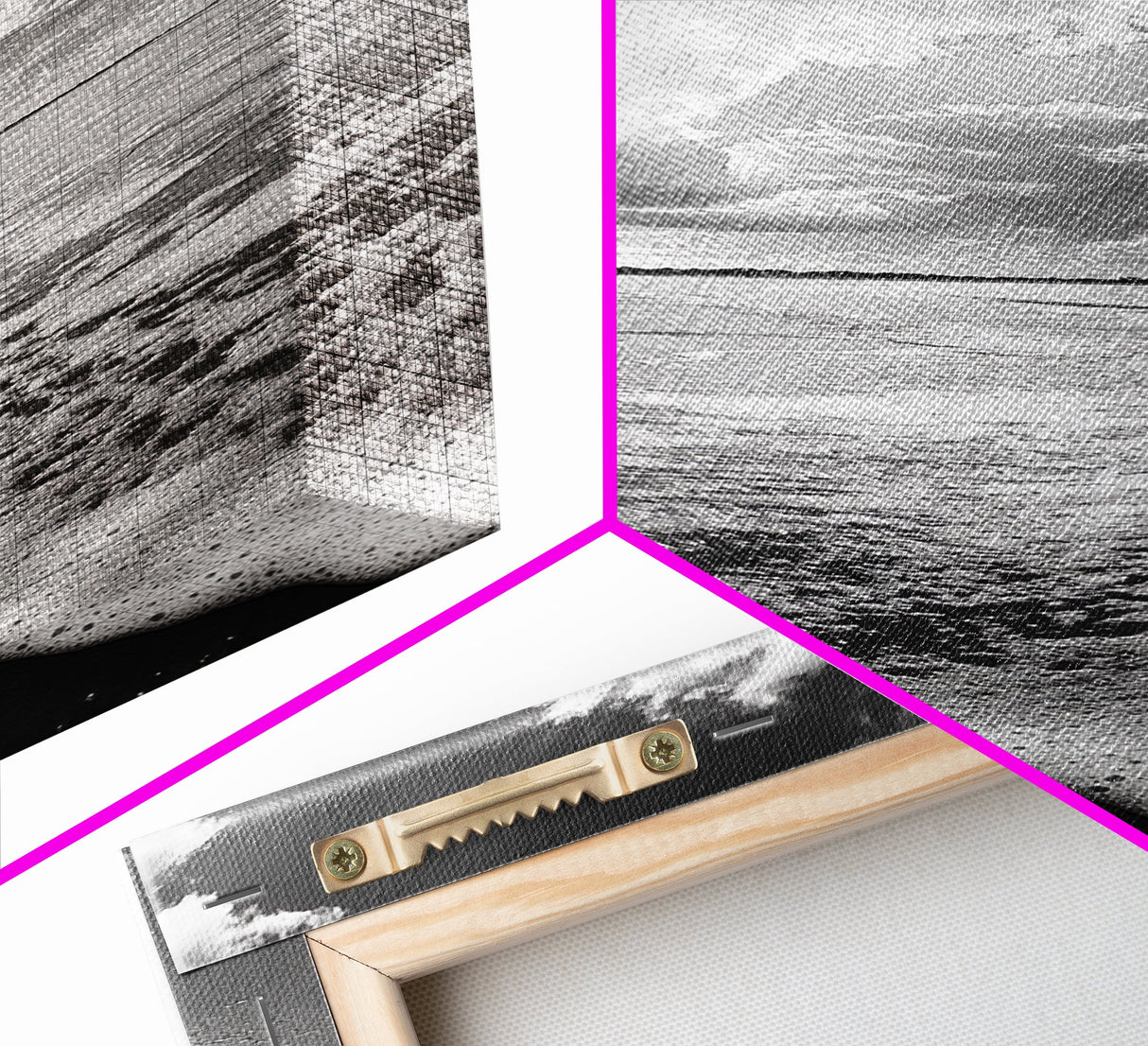 Morning Beach, Shoreline Foam, Coastal Tranquility, Sunrise Horizon, Canvas Print, Beach Wall Art, Bathroom Decor, Seaside Vibes