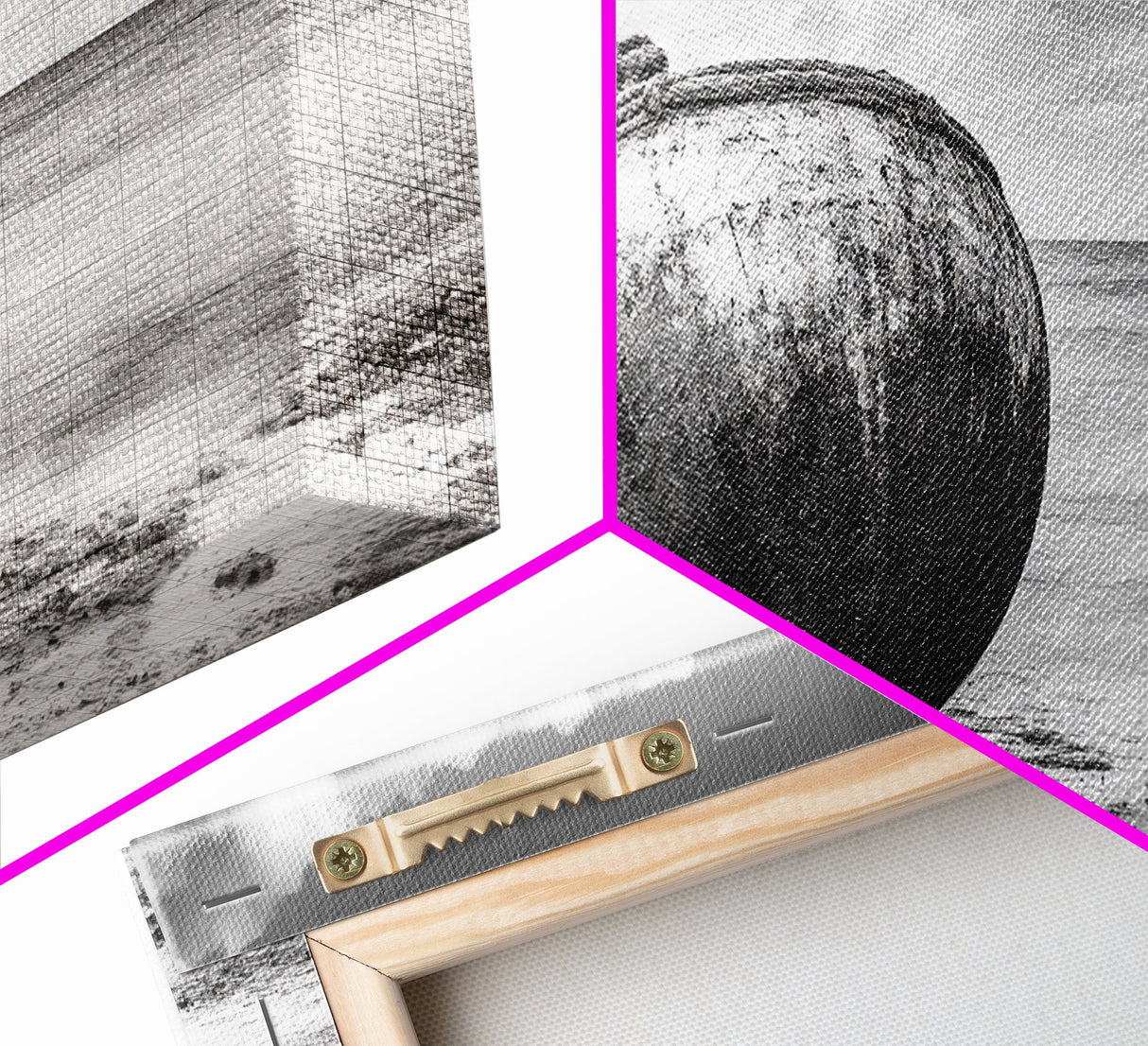 Weathered Buoy, Nautical Rope, Coastal Still Life, Beach Found Object, Framed Canvas Print, Beach House Art, Bathroom Wall Decor