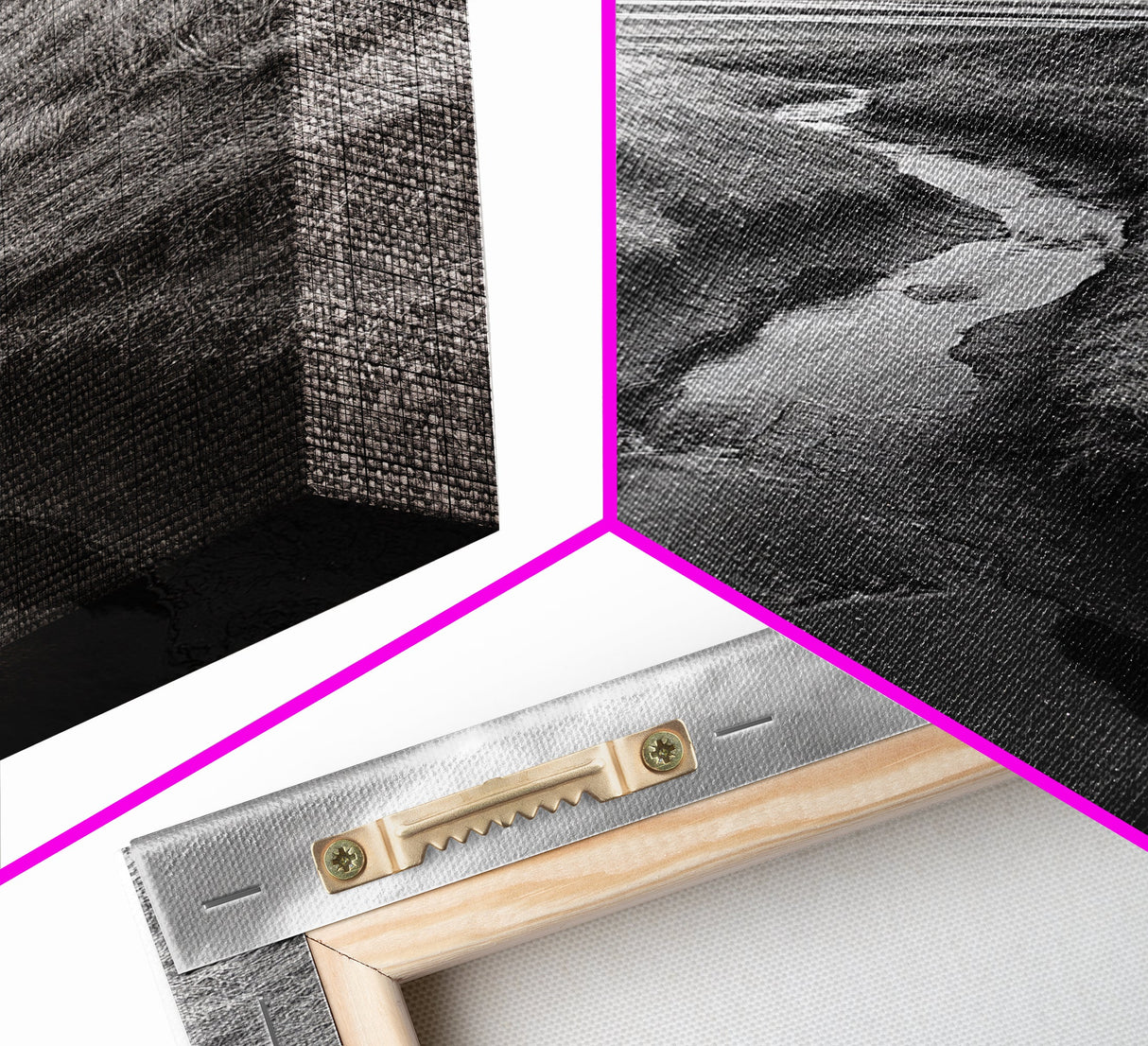 Winding Stream, Grassy Dunes, Ocean Horizon, Canvas Print, Kitchen Wall Art, Black and White Nature Scene, Coastal Rustic Decor