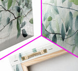 Botanical Art Print - Framed Canvas Print - Eucalyptus Art - Garden Print - Large Gallery Wrap Ready To Hang Wall Art, Optional Frame