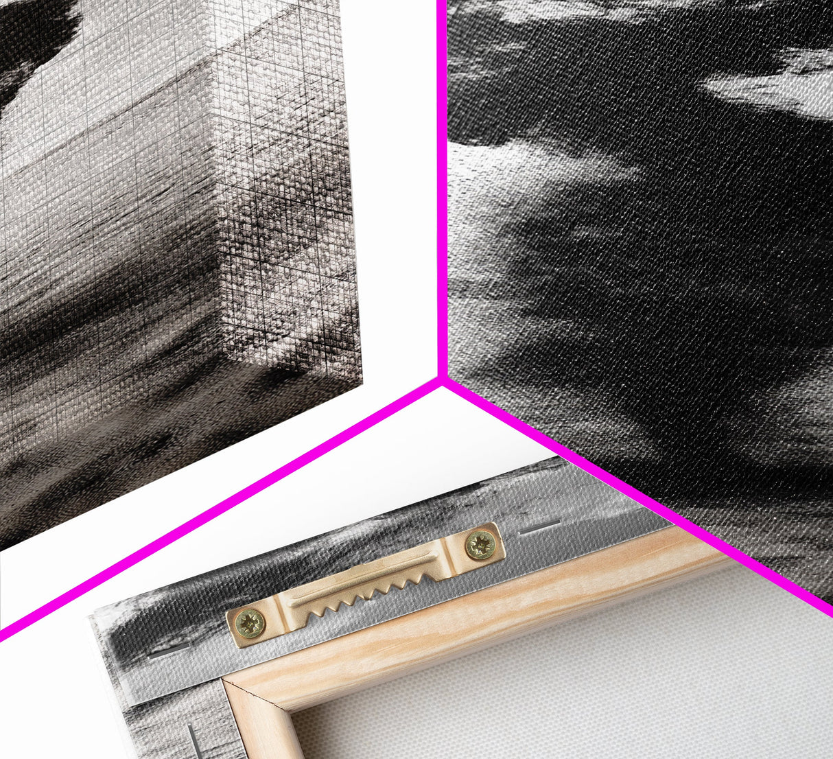 Smoke Storm, Desert Vortex, Abstract Motion, Surreal Art, Framed Canvas Print, Black and White Wall Art, Modern Office Decor, Dark Aesthetic