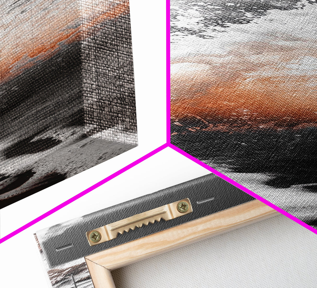Splash Art, Sea Foam, Sunset Water, Ocean Spray, Canvas Print, Bathroom Wall Art, Beach Aesthetic, Abstract Coastal Photography