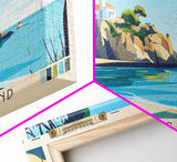 Armona Island, Portugal Panoramic Print, Vacation Gift, Portugal Wall Art, Beach Painting, Beach Decor, Beach Or Lakehouse Art