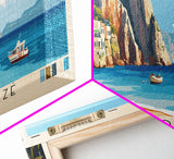 Cala Goloritzé, Italy Panoramic Print, Vacation Gift, Italy Wall Art, Vacation Wall Art, Vacatation Memories, Beach Decor, Beach Or Lakehouse Art