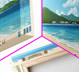 Cane Bay Beach, US Virgin islands Panoramic Print, Vacation Gift, US Virgin islands Wall Art, Vacation Wall Art, Vacatation Memories, Beach Decor, Beach Or Lakehouse Art