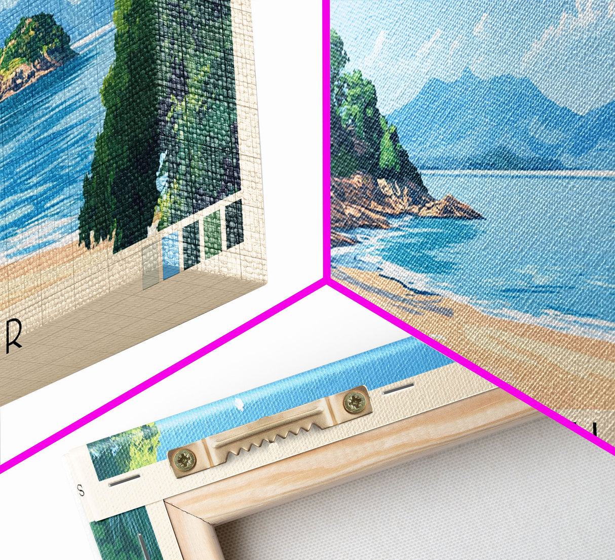 Cape Maclear, Malawi Panoramic Print, Vacation Gift, Malawi Wall Art, Beach Painting, Beach Decor, Beach Or Lakehouse Art