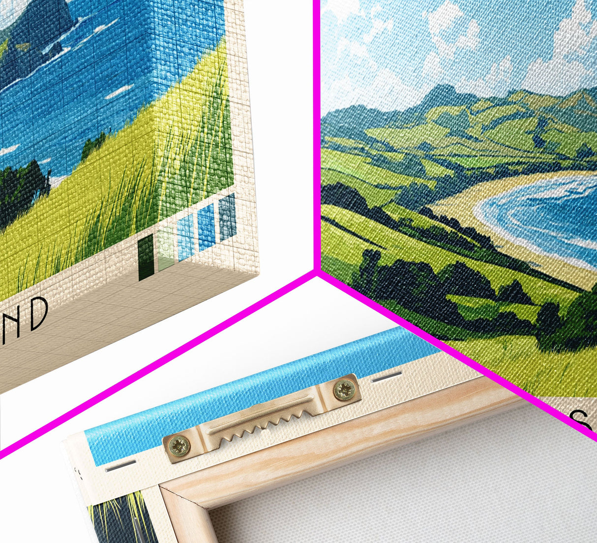 Chatham Island, New Zealand Panoramic Print, Vacation Gift, New Zealand Wall Art, Beach Painting, Beach Decor, Beach Or Lakehouse Art