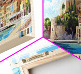 Corfu, Greece Panoramic Print, Vacation Gift, Greece Wall Art, Vacation Wall Art, Vacatation Memories, Beach Decor, Beach Or Lakehouse Art