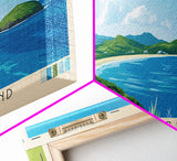 Culebra Island, Puerto Rico Panoramic Print, Vacation Gift, Puerto Rico Wall Art, Vacation Wall Art, Vacatation Memories, Beach Decor, Beach Or Lakehouse Art