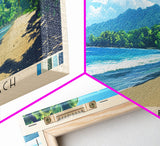 Dominical Beach, Costa Rica Panoramic Print, Vacation Gift, Costa Rica Wall Art, Vacation Wall Art, Vacatation Memories, Beach Decor, Beach Or Lakehouse Art