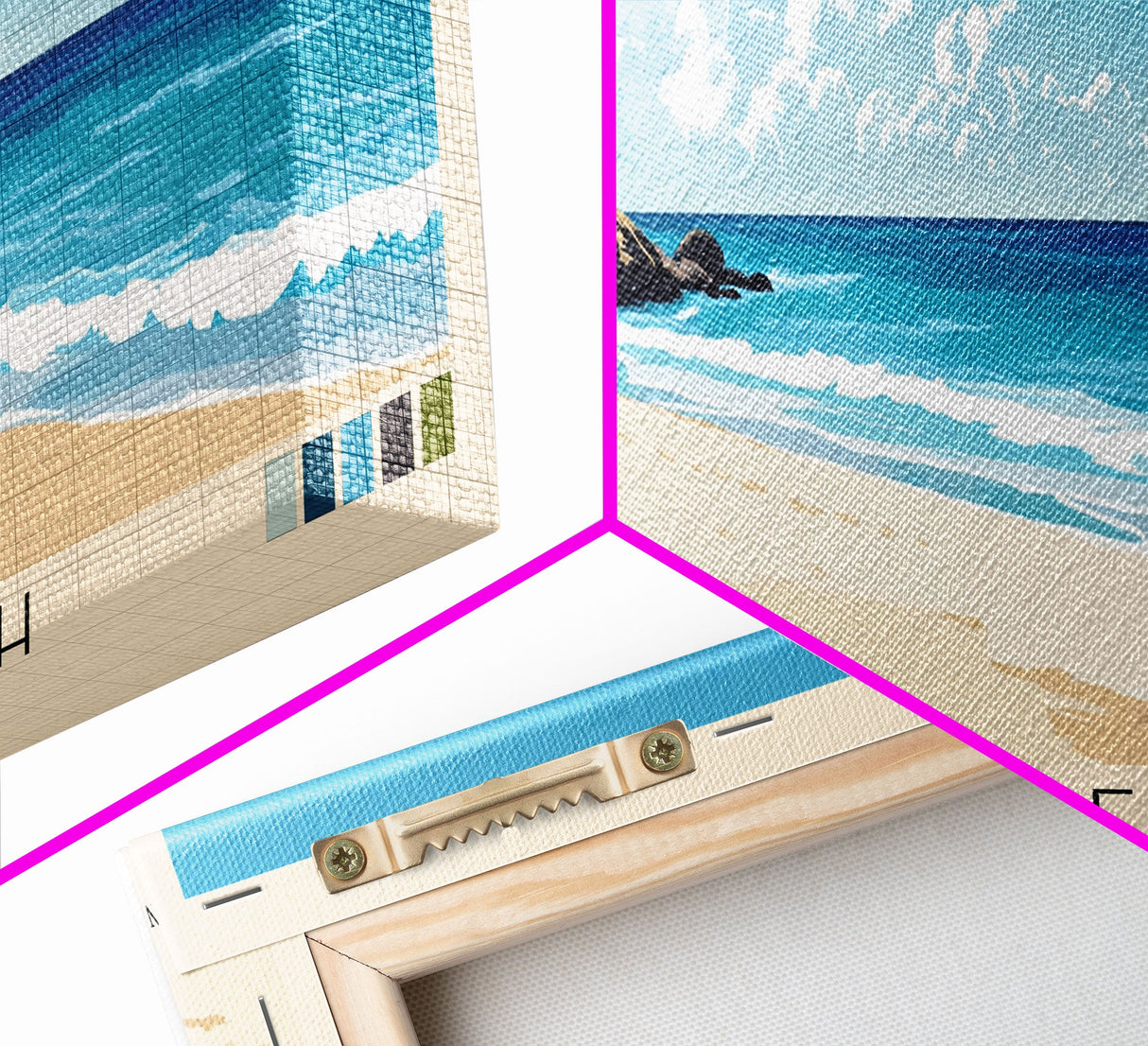 Ffryes Beach, Ffryes Beach Panoramic Print, Vacation Gift, Ffryes Beach Wall Art, Vacation Wall Art, Vacatation Memories, Beach Decor, Beach Or Lakehouse Art