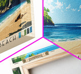 Gertak Sanggul Beach, Malasyia Panoramic Print, Vacation Gift, Malasyia Wall Art, Vacation Wall Art, Vacatation Memories, Beach Decor, Beach Or Lakehouse Art