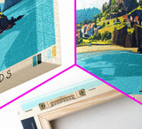 Glénan Islands, France Panoramic Print, Vacation Gift, France Wall Art, Vacation Wall Art, Vacatation Memories, Beach Decor, Beach Or Lakehouse Art