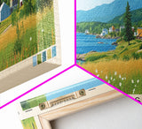 Grand Isle, Vermont Panoramic Print, Vacation Gift, Vermont Wall Art, Vacation Wall Art, Vacatation Memories, Beach Decor, Beach Or Lakehouse Art