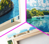 Guimaras, Philippines Panoramic Print, Vacation Gift, Philippines Wall Art, Vacation Wall Art, Vacatation Memories, Beach Decor, Beach Or Lakehouse Art