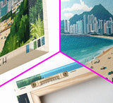 Hap Mun Beach, Hong Kong Panoramic Print, Vacation Gift, Hong Kong Wall Art, Vacation Wall Art, Vacatation Memories, Beach Decor, Beach Or Lakehouse Art