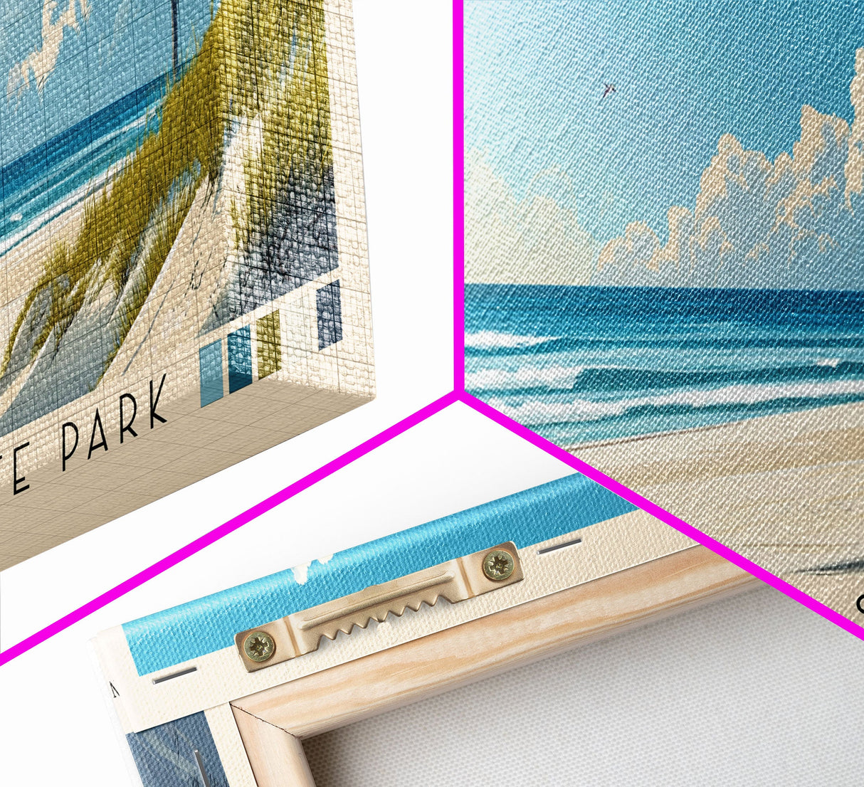 Henderson Beach State Park, Florida Panoramic Print, Vacation Gift, Florida Wall Art, Vacation Wall Art, Vacatation Memories, Beach Decor, Beach Or Lakehouse Art