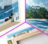 Hiriketiya, Sri Lanka Panoramic Print, Vacation Gift, Sri Lanka Wall Art, Vacation Wall Art, Vacatation Memories, Beach Decor, Beach Or Lakehouse Art