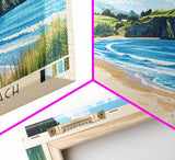 Hot Water Beach, New Zealand Panoramic Print, Vacation Gift, New Zealand Wall Art, Vacation Wall Art, Vacatation Memories, Beach Decor, Beach Or Lakehouse Art