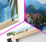 Ilhabela, Brazil Panoramic Print, Vacation Gift, Brazil Wall Art, Vacation Wall Art, Vacatation Memories, Beach Decor, Beach Or Lakehouse Art