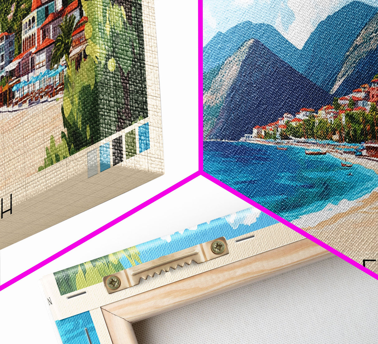 Kalkan Beach, Turkey Panoramic Print, Vacation Gift, Turkey Wall Art, Vacation Wall Art, Vacatation Memories, Beach Decor, Beach Or Lakehouse Art