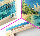 Malapascua, Philippines Panoramic Print, Vacation Gift, Philippines Wall Art, Vacation Wall Art, Vacatation Memories, Beach Decor, Beach Or Lakehouse Art